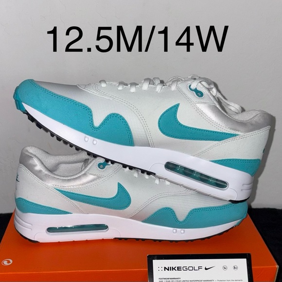 Nike Air Max 1 ‘86 OG G Dusty Cactus Golf Size 12.5M / 14W Brand New